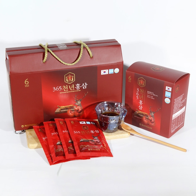NƯỚC HỒNG SÂM NHUNG HƯƠU LINH CHI 365 (20 GÓI/ HỘP)