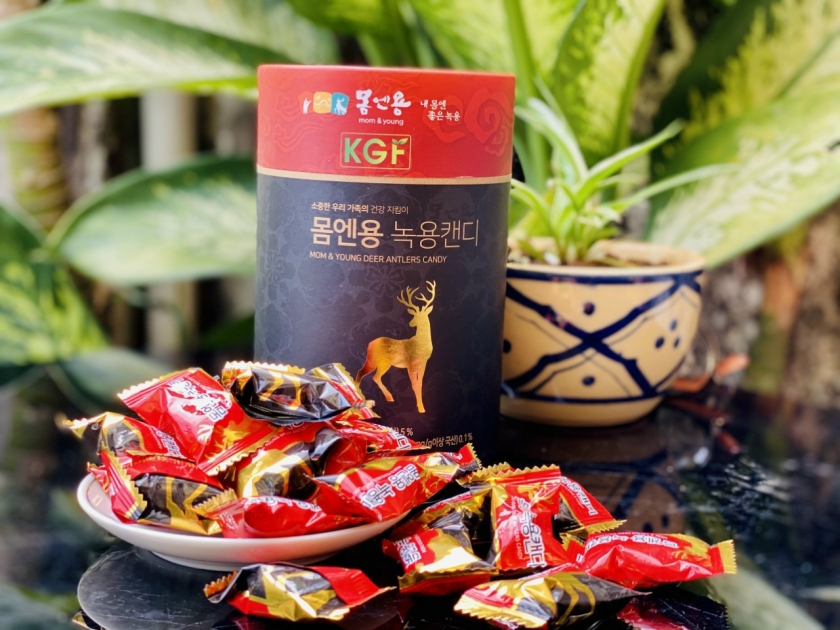 Kẹo Hồng Sâm Nhung Hươu KGF 300g