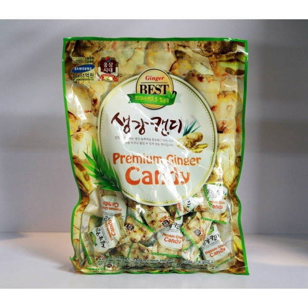 KẸO GỪNG CỨNG PREMIUM GINGER CANDY HÀN QUỐC 200G