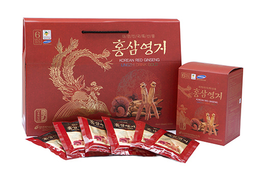 NƯỚC HỒNG SÂM LINH-CHI HÀN QUỐC CAO CẤP CHÍNH HÃNG POCHEON (30 GÓI X 70 ML)