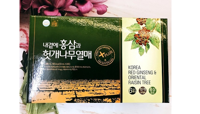 Nước hồng sâm bổ gan  Daedong hộp 30 gói