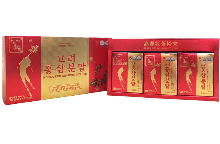 BỘT HỒNG SÂM CAO CẤP KGS HÀN QUỐC HỘP 180G