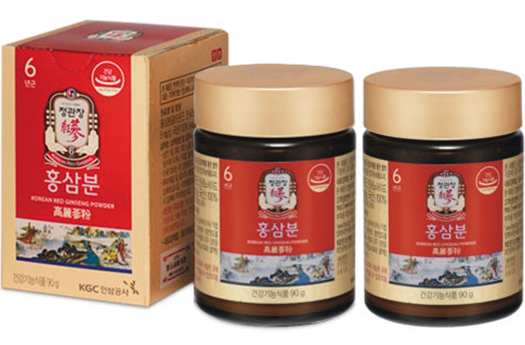 BỘT HỒNG SÂM HÀN QUỐC KGC CAO CẤP HỘP 2 LỌ X 90G- HỒNG SÂM CHÍNH PHỦ