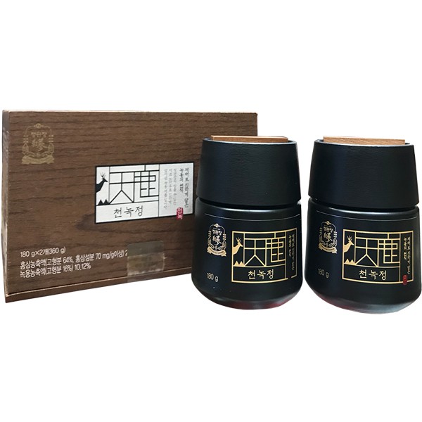 CAO HỒNG SÂM NHUNG HƯƠU KGC 2 LỌ 180G SÂM CHÍNH PHỦ HÀN QUỐC CHEONG KWAN JANG
