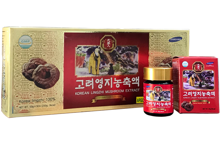 CAO LINH CHI ĐỎ HÀN QUỐC HỘP 5 LỌ X 50G