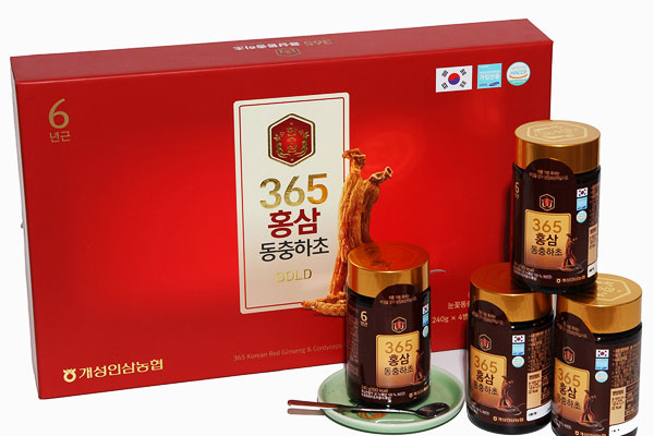 Cao hồng sâm đông trùng hạ thảo Hàn Quốc (4 lọ x 240g)