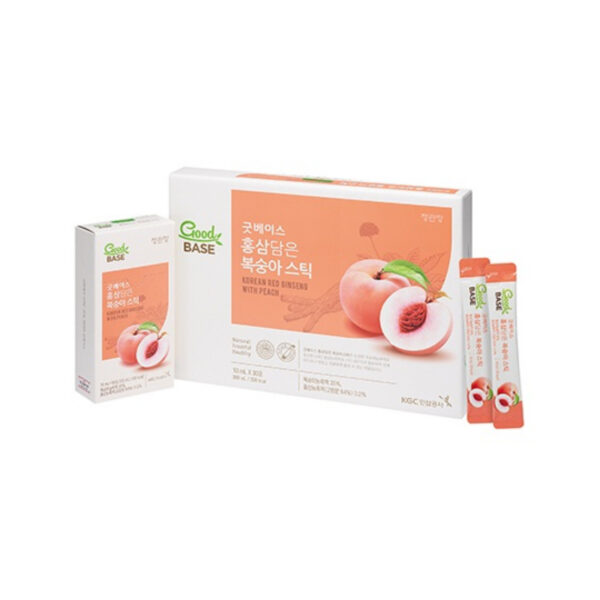 Nước hồng sâm đào cao cấp KGC Hàn Quốc 30 gói x 10ml