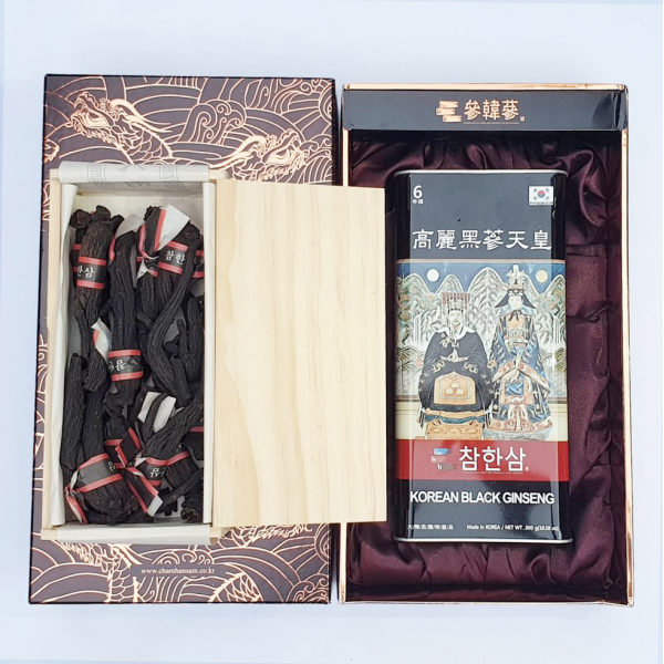 Hắc Sâm Củ Khô Hàn Quốc Chamhansam Hộp Thiếc 300g