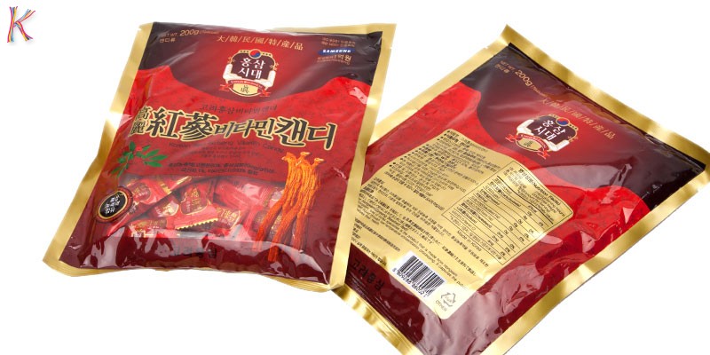KẸO HỒNG SÂM VITAMIN 200g
