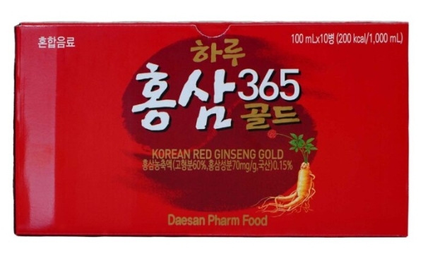 Nước Hồng Sâm Gold Daesan Hàn Quốc Hộp (10 chai x 100ml)