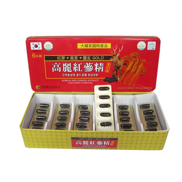 VIÊN HỒNG SÂM LINH CHI NHUNG HƯƠU 120 VIÊN