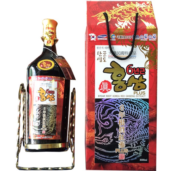 NƯỚC HỒNG SÂM ĐÔNG TRÙNG HẠ THẢO KANGHWA (CHAI 3 LÍT)
