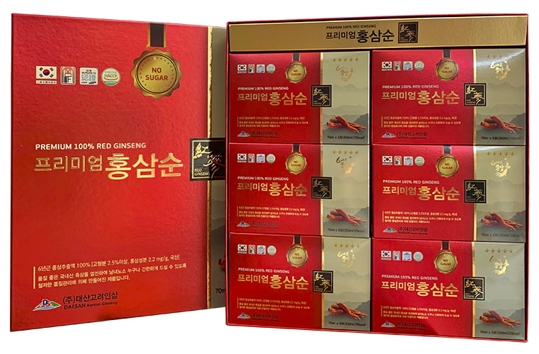 Nước hồng sâm Hàn Quốc không đường (30 gói x 70ml)