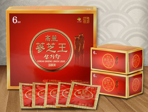 NƯỚC HỒNG SÂM LINH CHI KGS CAO CẤP 50ml x 60 gói