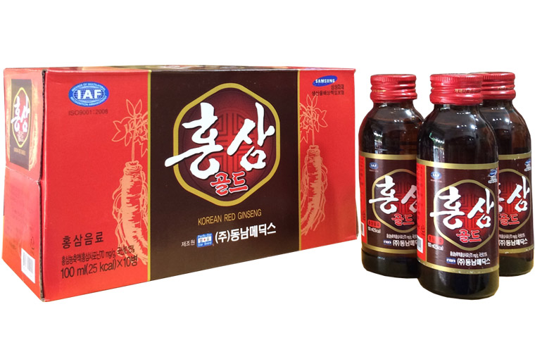 Nước Nhân Sâm Hộp 10 Chai