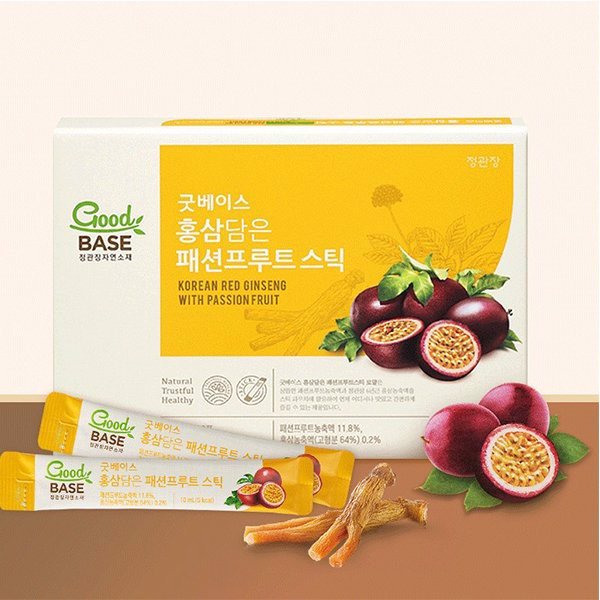 Nước Hồng Sâm KGC Goodbase Chanh Dây 10ml x 30 Gói
