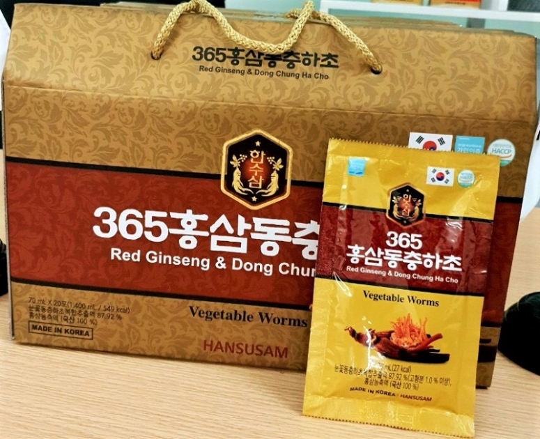 Nước Chiết Xuất Hồng Sâm Đông Trùng Hạ Thảo 365 Hàn Quốc
