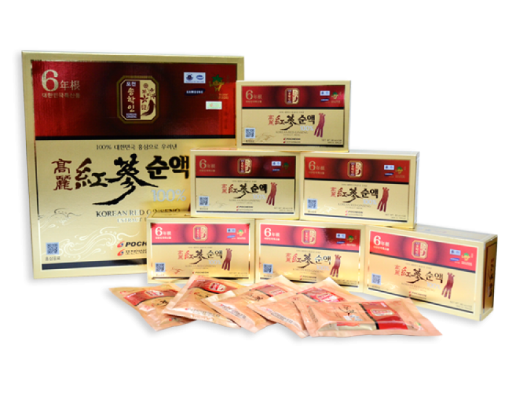 Nước hồng sâm Pocheon cao cấp hộp 30 gói